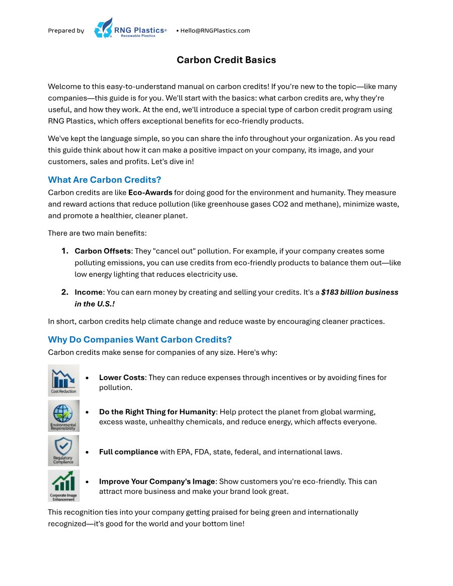Carbon Scope FAQ for Sustainable Plastics and Emissions preview