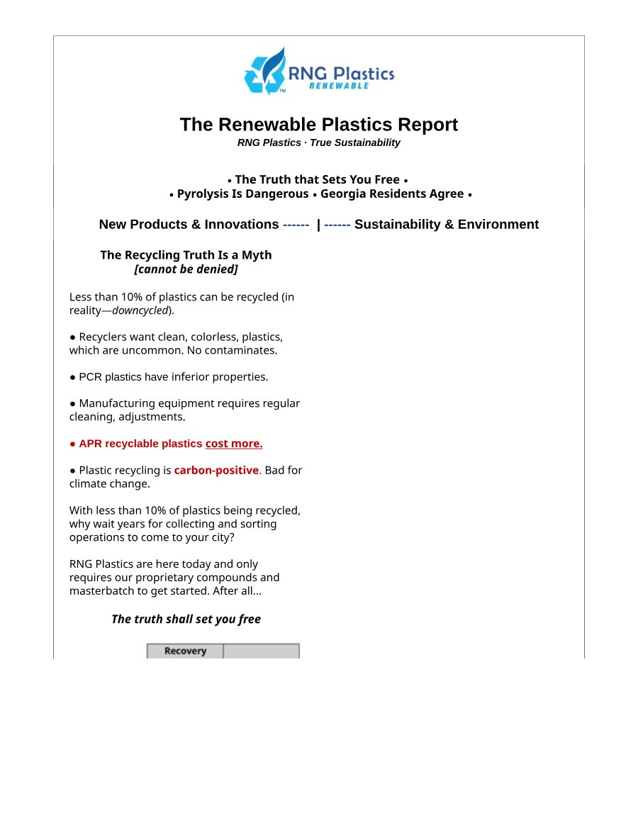 The Recycling Truth Is a Myth PDF cover