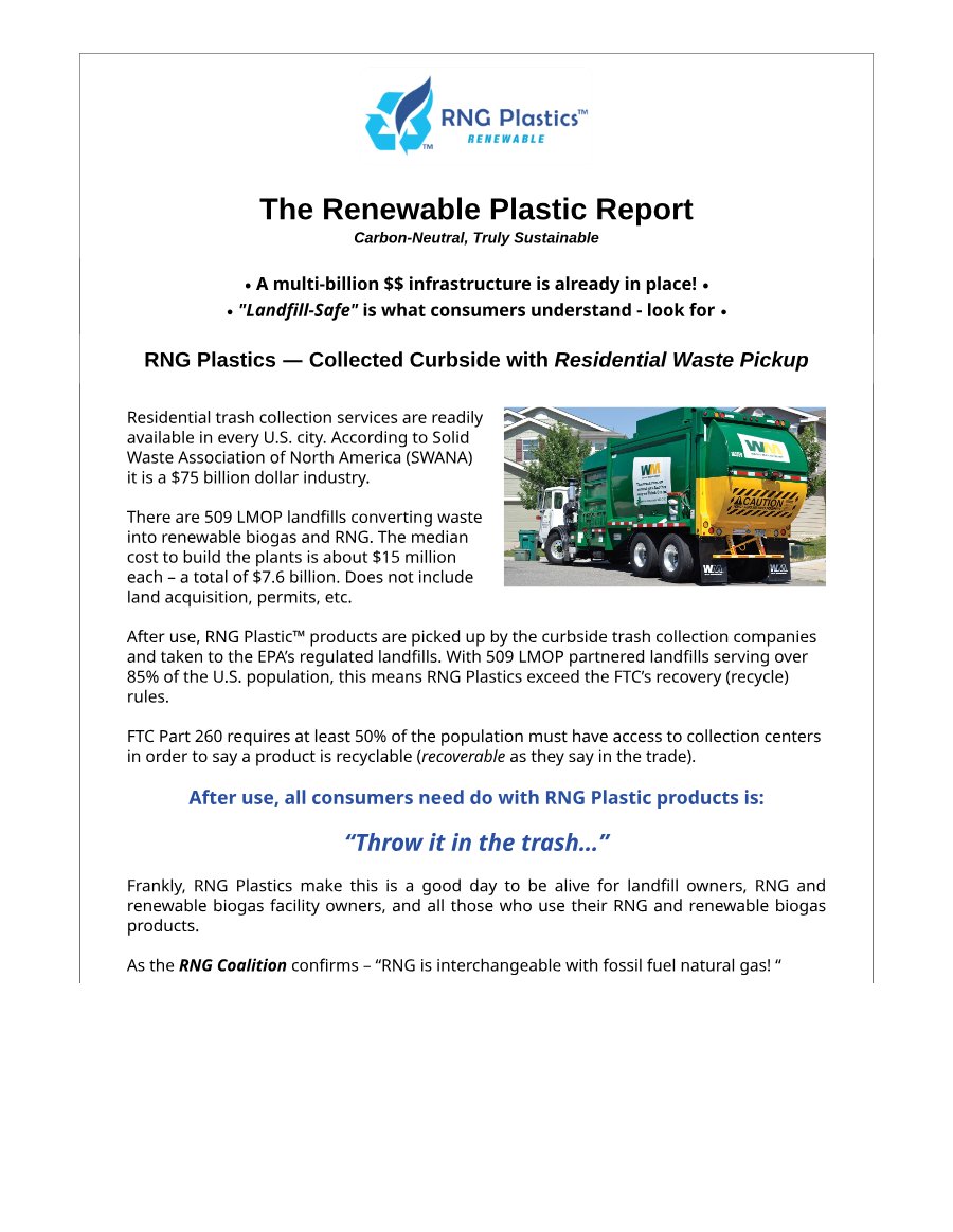 RNG Plastics - Collected Curbside with Residential Waste Pickup PDF cover