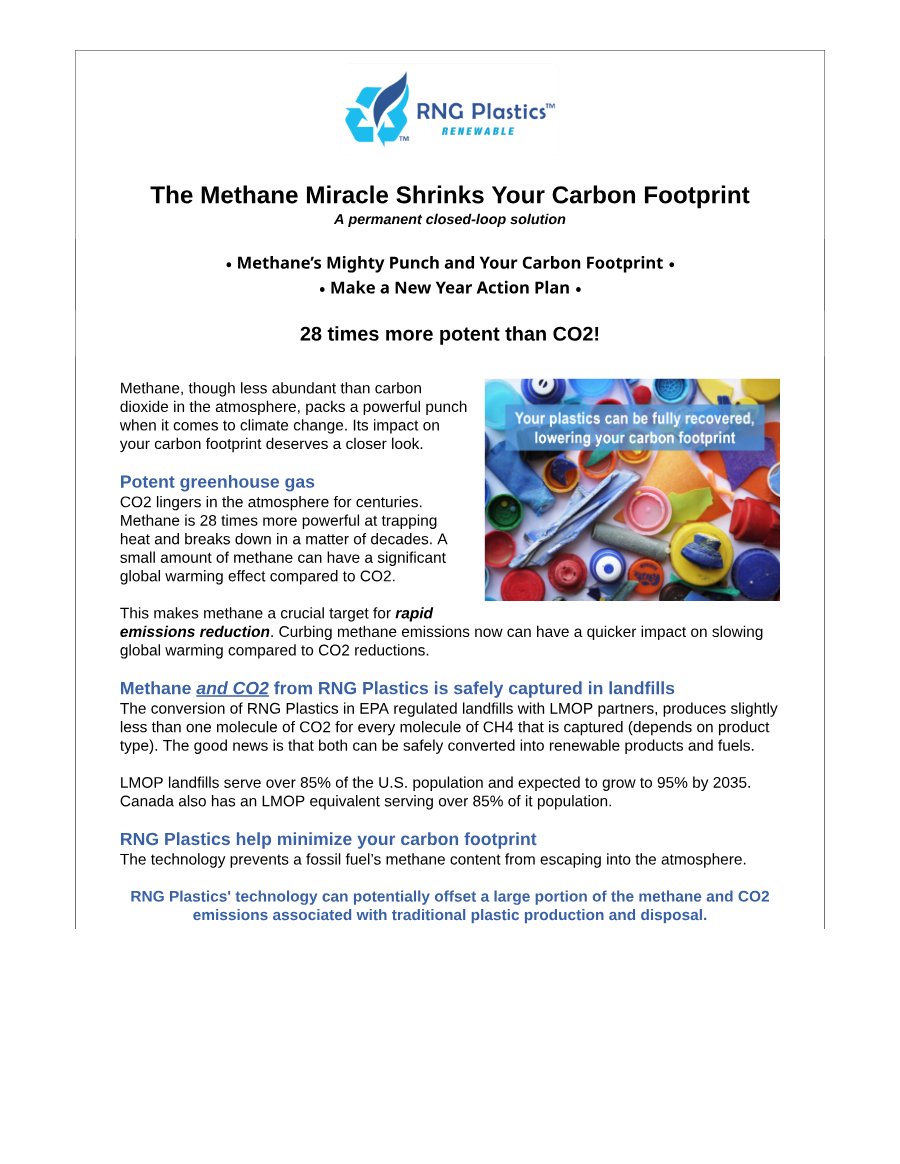 The Methane Miracle Shrinks Your Carbon Footprint PDF cover